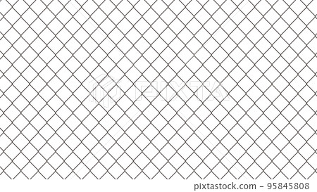 Black net fence real rhombic wire mesh transparent illustration Black net fence real rhombic wire mesh transparent illustration 95845808