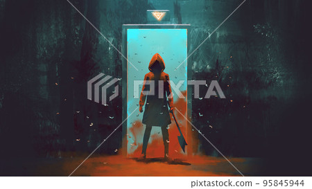 someone at the door someone at the door 95845944