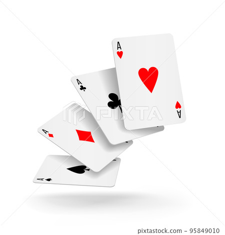 Set of four aces deck of cards Set of four aces deck of cards 95849010