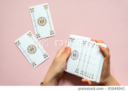 The classic card of Rider Waite deck The classic card of Rider Waite deck 95849041