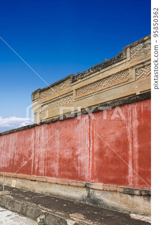 Archeaological site of Mitla, in Oaxaca, Mexico 95850362