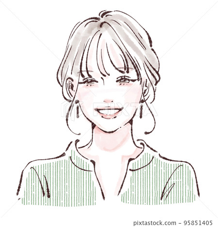 女性插畫素材 女性插畫素材 95851405