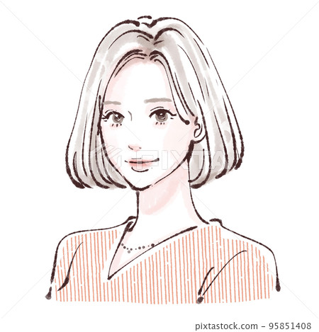 女性插畫素材 女性插畫素材 95851408