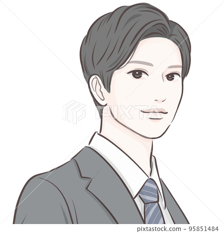 男人的插圖素材 95851484