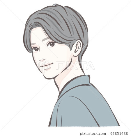 Illustration material of men Illustration material of men 95851488