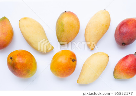 Tropical fruit, Mango  on white background. 95852177