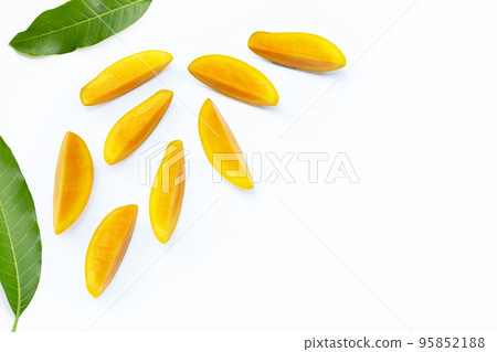 Tropical fruit, Mango  on white background. 95852188