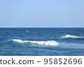cool waves of the beautiful sea 95852696