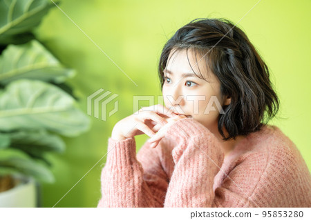 粉色針織女裝 95853280
