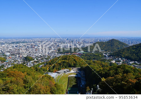 The view from the observatory of the Sapporo Olympic Museum The view from the observatory of the Sapporo Olympic Museum 95853634