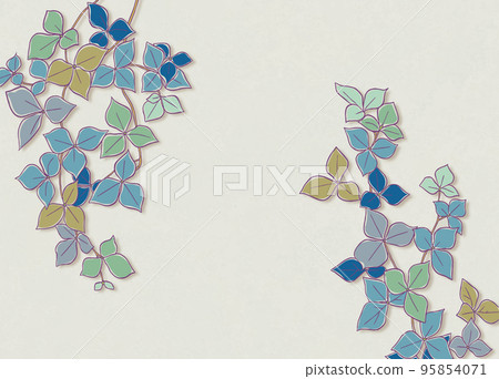 日本口味配色方案植物插圖 95854071