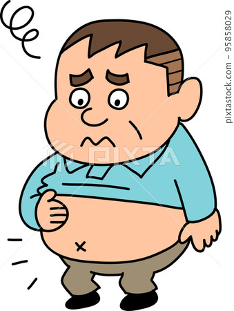 Uncle who is in trouble because he got fat Uncle who is in trouble because he got fat 95858029
