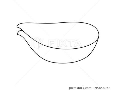 茶葉貨物的簡單線條畫插圖 95858038