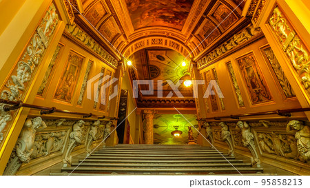 Interior the Albert and Victoria Museum. 95858213