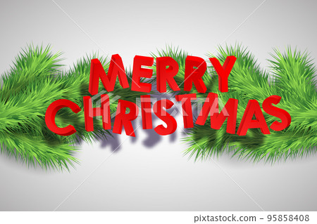 Merry Christmas Decorative Background Merry Christmas Decorative Background 95858408