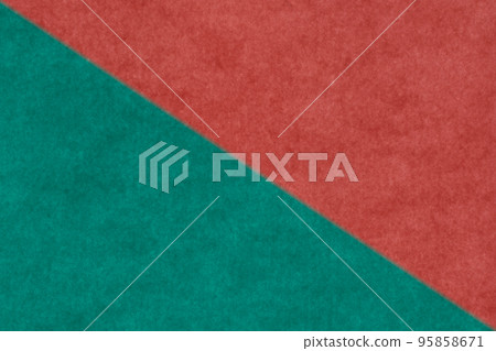 深紅色和綠色 95858671