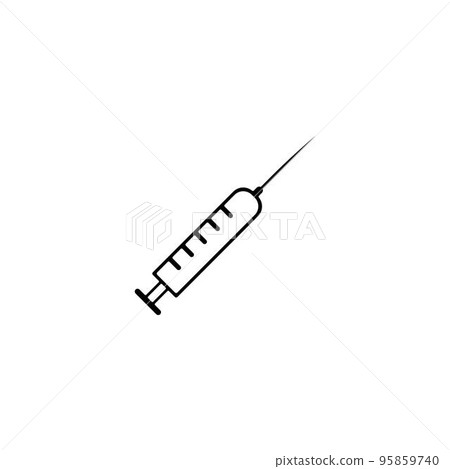 syringe icon 95859740