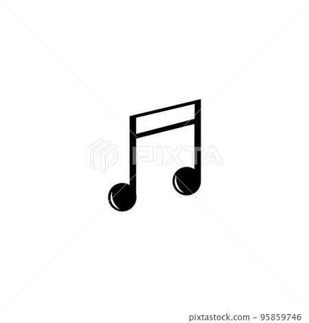 musical notes icon musical notes icon 95859746