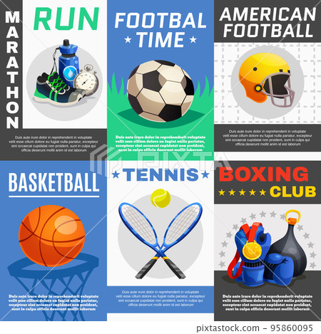 Modern Sport Posters Set 95860095