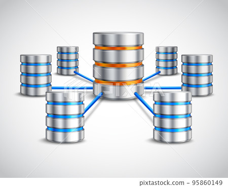 Network database concept - Stock Illustration [95860149] - PIXTA