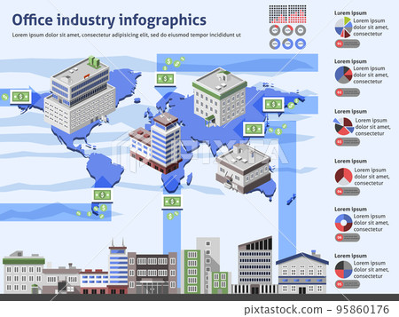 Office Industry Infographics 95860176