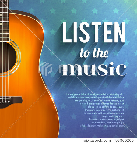 Music Background With Guitar Music Background With Guitar 95860206