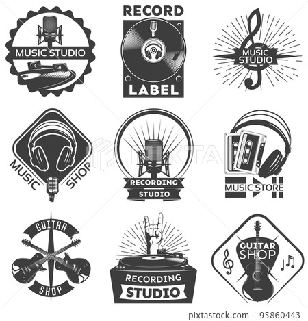 Music Shop Label Set 95860443