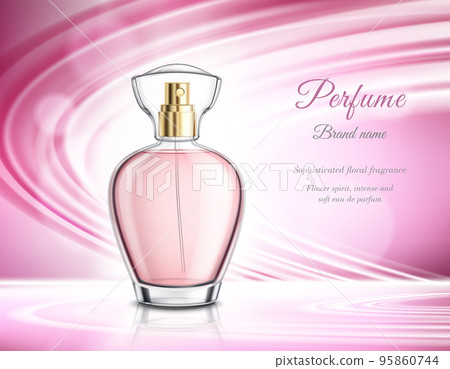 Perfume Product Realistic Advertisement Poster Perfume Product Realistic Advertisement Poster 95860744