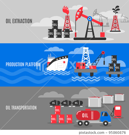 Petroleum Banner Set 95860876