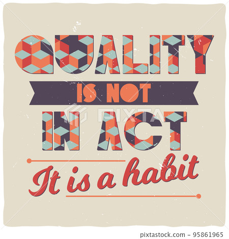 Motivational poster. Inspirational quote design. 95861965