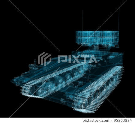 Military track missle system 95863884