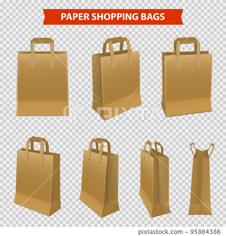 Set Of Paper Bags For Shopping Set Of Paper Bags For Shopping 95864386
