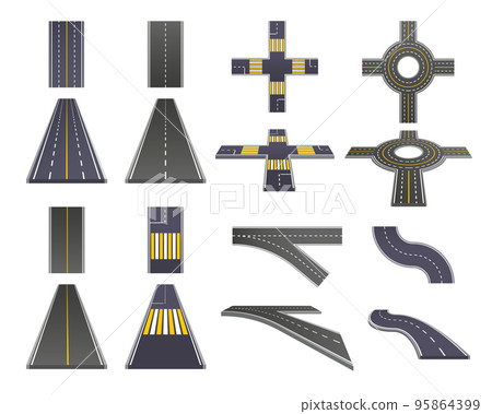 Road Parts Perspective Set 95864399