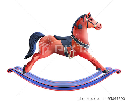 Rocking horse realistic Rocking horse realistic 95865290