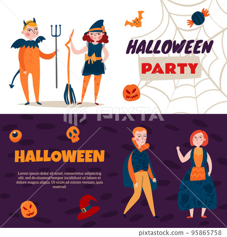 Halloween Time Kids Banners 95865758