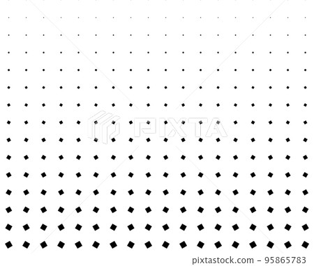 Geometric pattern of black figures on a white background. Seamless in one direction.Scale method Geometric pattern of black figures on a white background. Seamless in one direction.Scale method 95865783