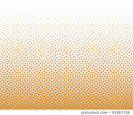 Geometric pattern of black figures on a white background. Seamless in one direction.SCALE method Geometric pattern of black figures on a white background. Seamless in one direction.SCALE method 95865788