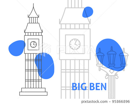 Big Ben Line Banner Big Ben Line Banner 95866896