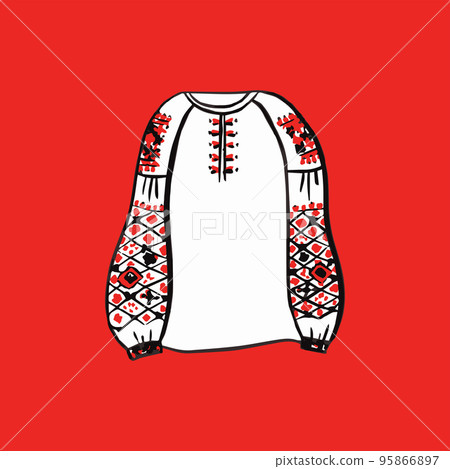 Woman Ukraine Embroidery Shirt Woman Ukraine Embroidery Shirt 95866897