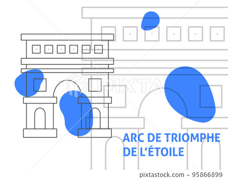 Arc De Triumphe De L Etoile Banner 95866899