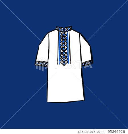 Man Ukraine Embroidery T Shirt 95866926