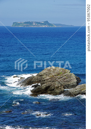 從長崎日落大道眺望池島 95867002