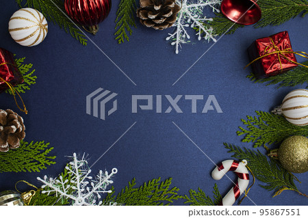 Merry Christmas decoration and background 95867551