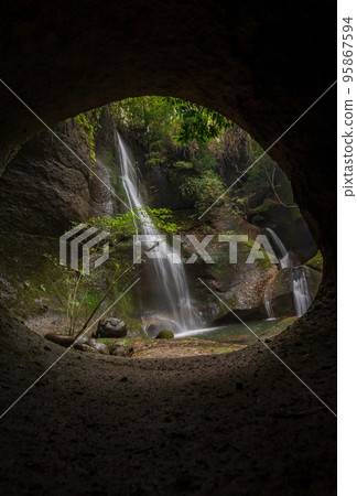 Oita Prefecture's Power Spot Ryusho Falls Oita Prefecture's Power Spot Ryusho Falls 95867594