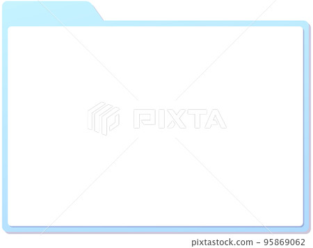 簡單的藍色文件樣式框架 簡單的藍色文件樣式框架 95869062