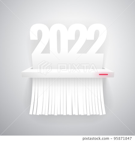 Paper 2022 Is Cut Into Shredder 95871847