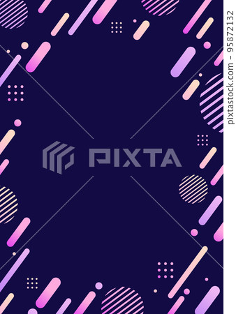 Pink geometric pattern background material 95872132