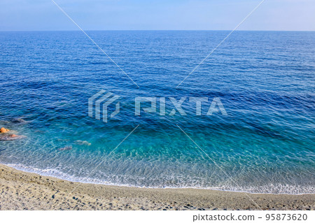 Monterosso al mare idyllic beach, Cinque Terre, Liguria, Italy Monterosso al mare idyllic beach, Cinque Terre, Liguria, Italy 95873620
