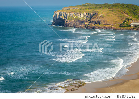 Guarita Beach in Torres city, Rio Grande do Sul state, Southern Brazil 95875182