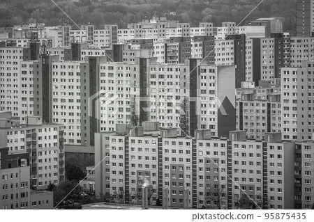 blocks of flats from soviet communism era in Bratislava, Slovak Republic blocks of flats from soviet communism era in Bratislava, Slovak Republic 95875435